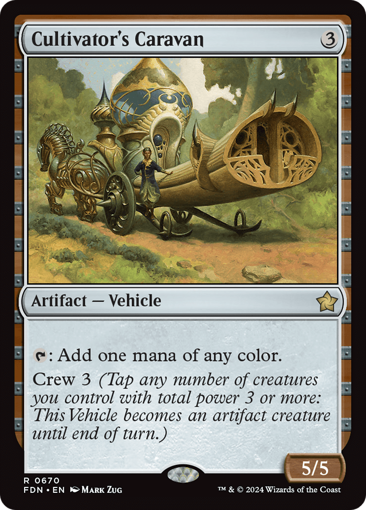 Cultivator's Caravan [Foundations] MTG Single Magic: The Gathering  | Multizone: Comics And Games