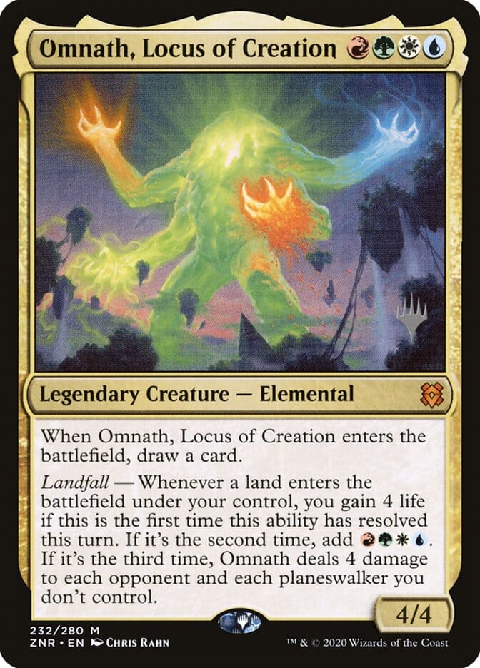 Omnath, Locus of Creation (Promo Pack) [Zendikar Rising Promos] MTG Single Magic: The Gathering  | Multizone: Comics And Games