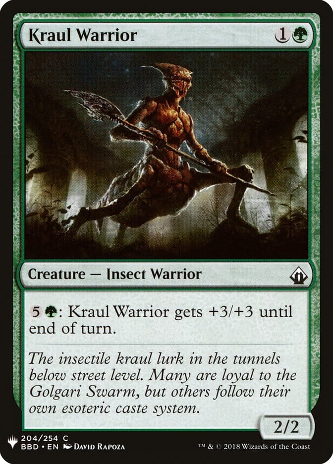 Kraul Warrior [Mystery Booster] MTG Single Magic: The Gathering  | Multizone: Comics And Games
