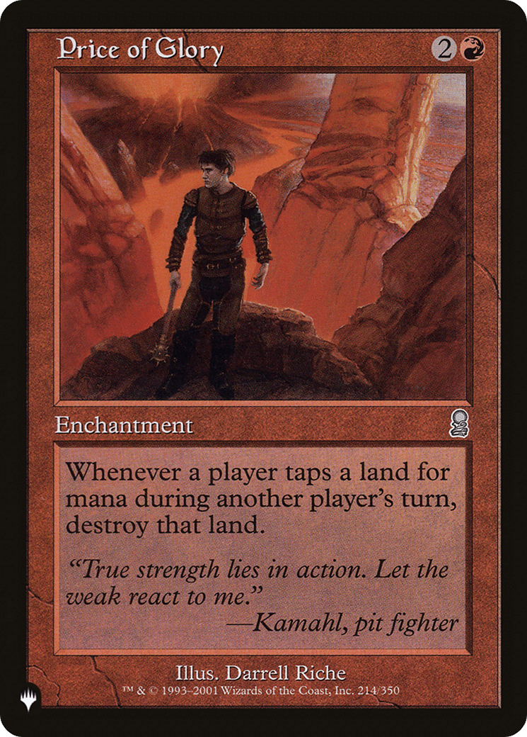 Price of Glory [The List] MTG Single Magic: The Gathering  | Multizone: Comics And Games