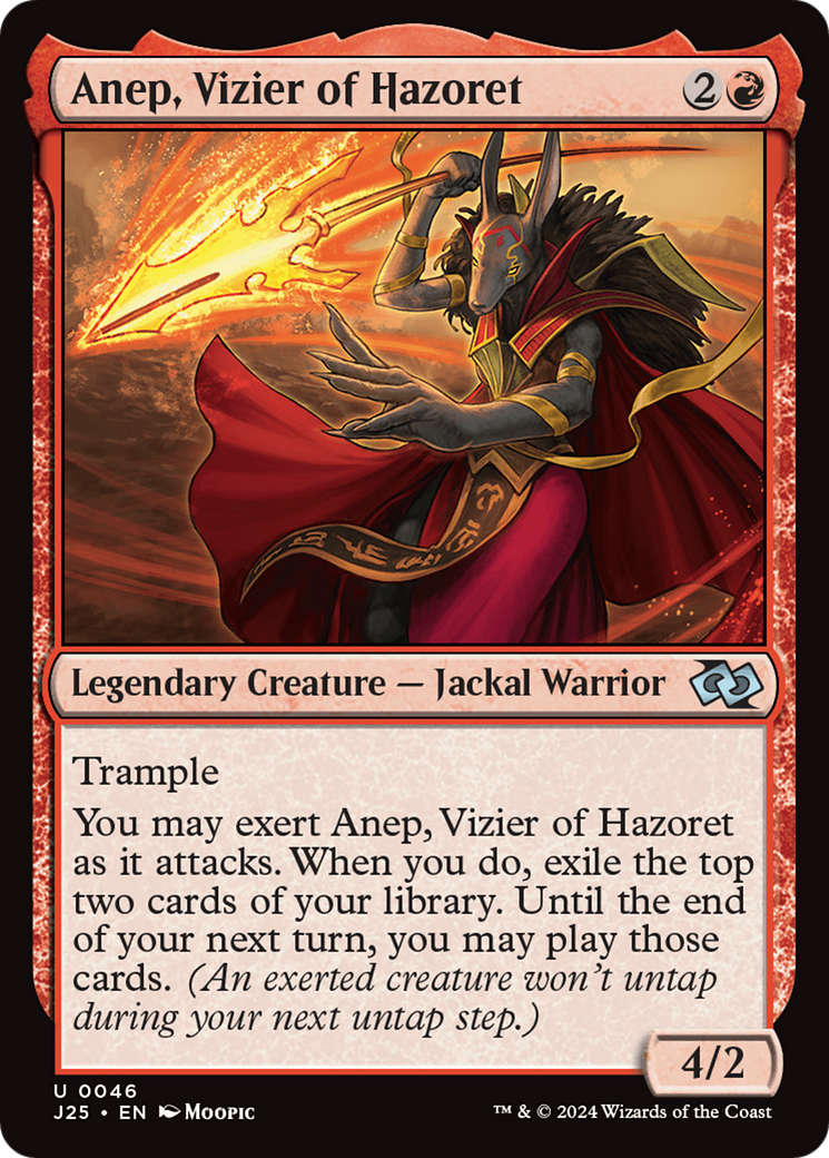 Anep, Vizier of Hazoret (Anime) [Foundations Jumpstart] | Multizone: Comics And Games