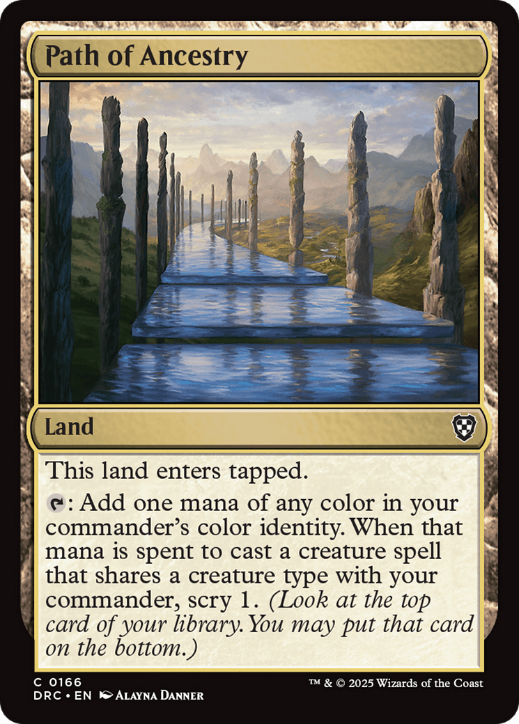 Path of Ancestry (0166) [Aetherdrift Commander] MTG Single Magic: The Gathering  | Multizone: Comics And Games