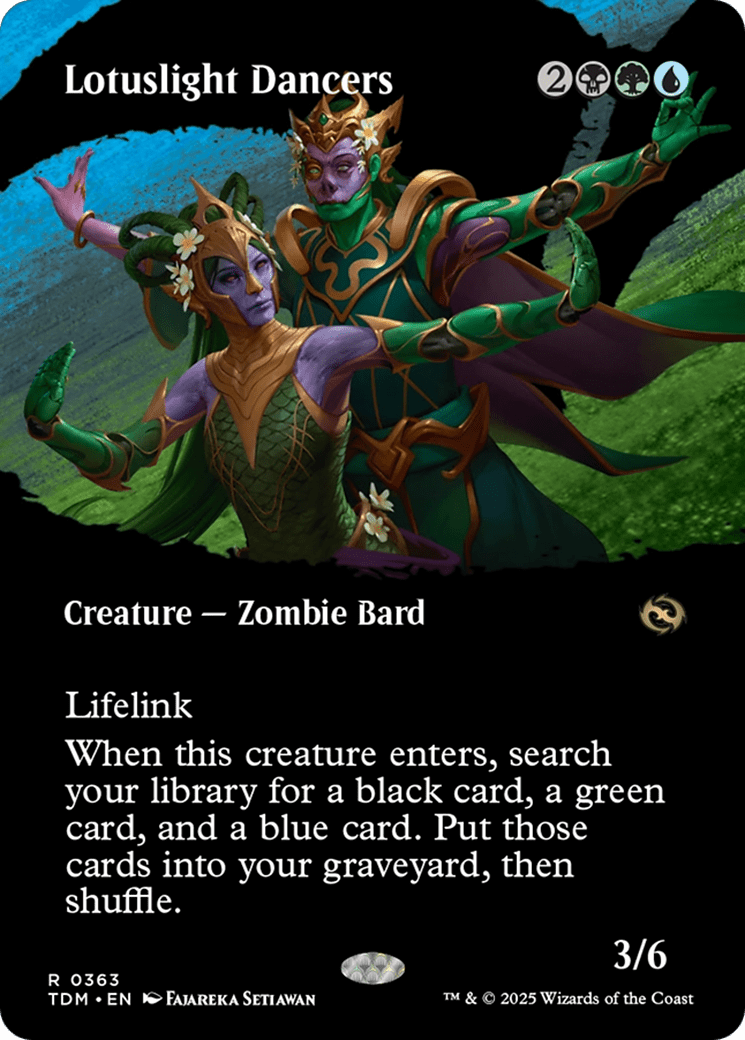 Lotuslight Dancers (Borderless) [Tarkir: Dragonstorm] MTG Single Magic: The Gathering  | Multizone: Comics And Games