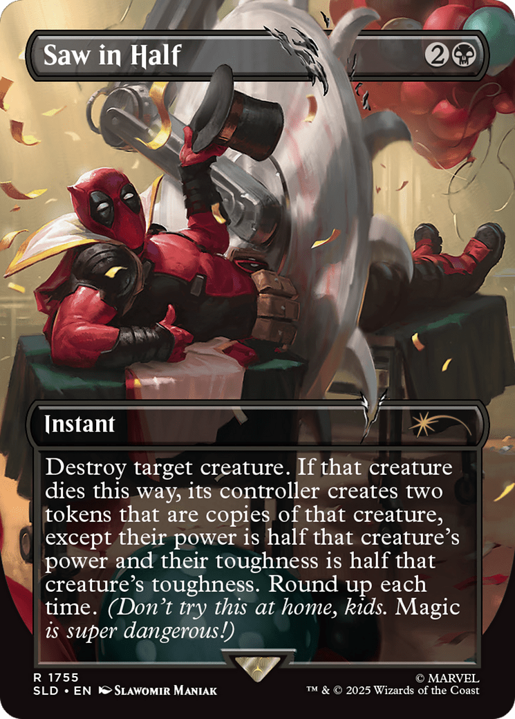 Saw in Half (Rainbow Foil) [Secret Lair Drop Series] MTG Single Magic: The Gathering  | Multizone: Comics And Games