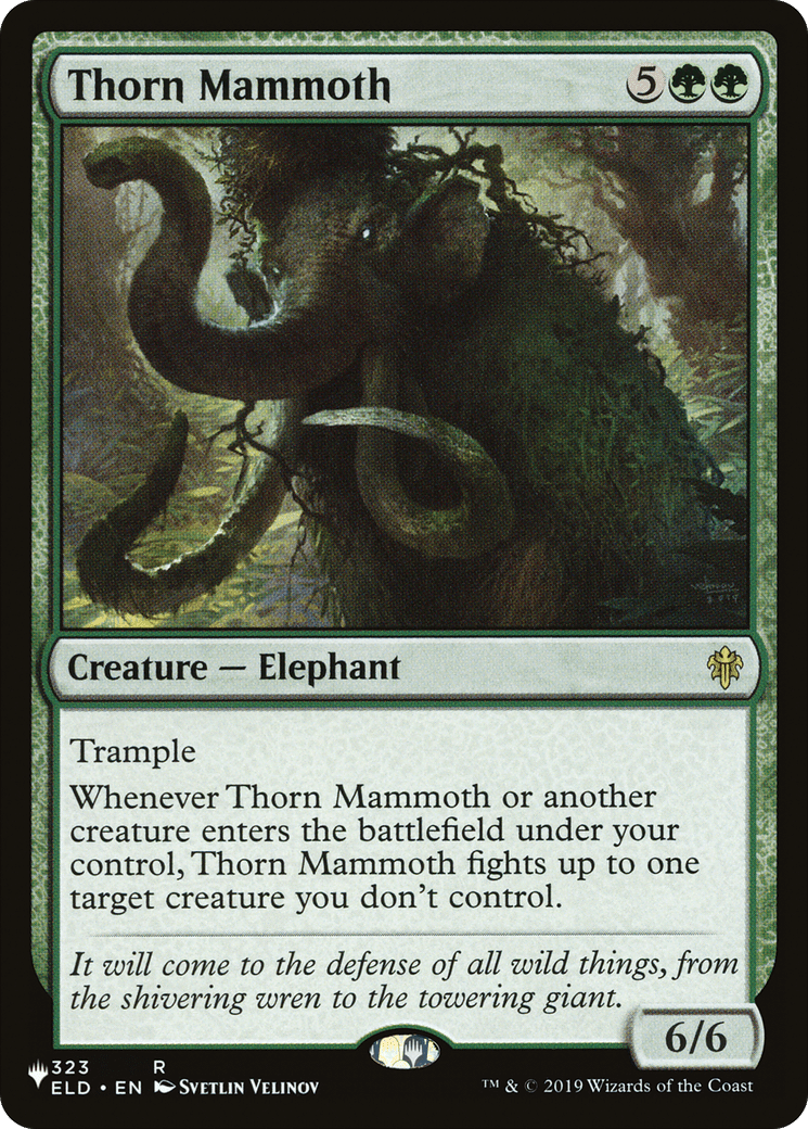 Thorn Mammoth [The List] MTG Single Magic: The Gathering  | Multizone: Comics And Games
