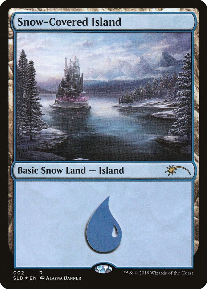 Snow-Covered Island (2) [Secret Lair Drop Series] MTG Single Magic: The Gathering  | Multizone: Comics And Games