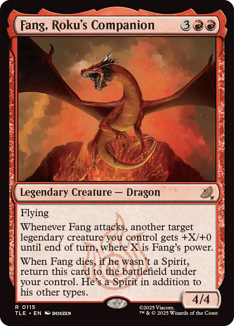 Fang, Roku's Companion [Avatar: The Last Airbender: Eternal-Legal] MTG Single Magic: The Gathering  | Multizone: Comics And Games