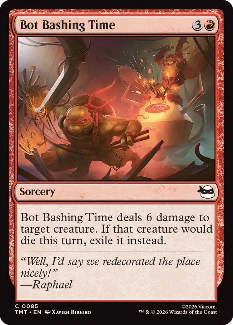 Bot Bashing Time [Teenage Mutant Ninja Turtles] MTG Single Magic: The Gathering  | Multizone: Comics And Games