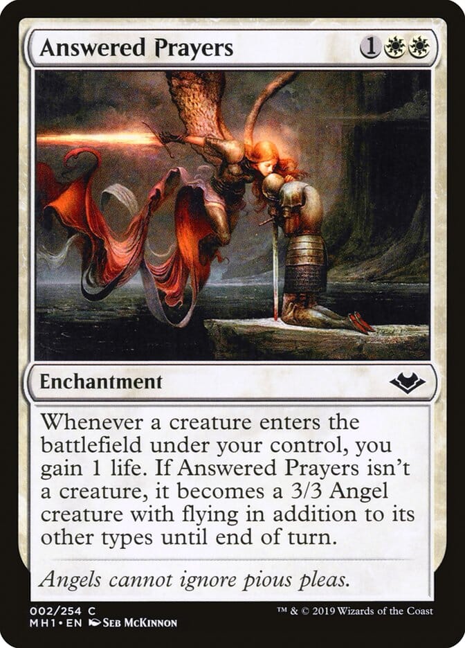 Answered Prayers [Modern Horizons] MTG Single Magic: The Gathering  | Multizone: Comics And Games