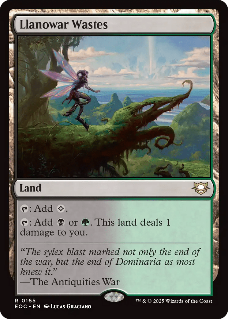 Llanowar Wastes [Edge of Eternities Commander] MTG Single Magic: The Gathering  | Multizone: Comics And Games