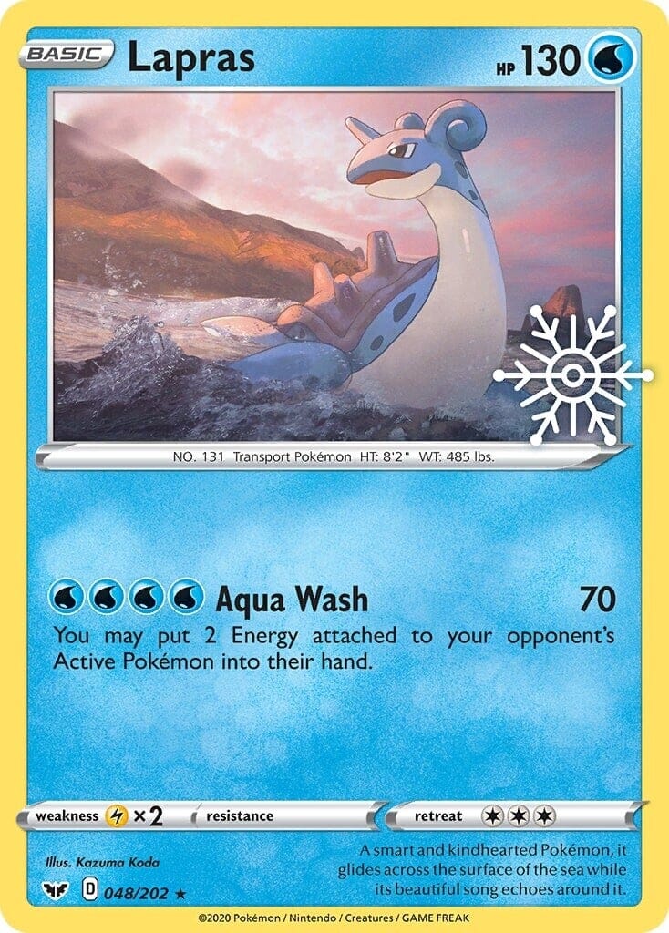 Lapras (048/202) (Holiday Calendar) [Sword & Shield: Base Set] Pokemon Single Pokémon  | Multizone: Comics And Games