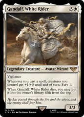 Gandalf, White Rider [The Lord of the Rings: Tales of Middle-Earth] MTG Single Magic: The Gathering  | Multizone: Comics And Games