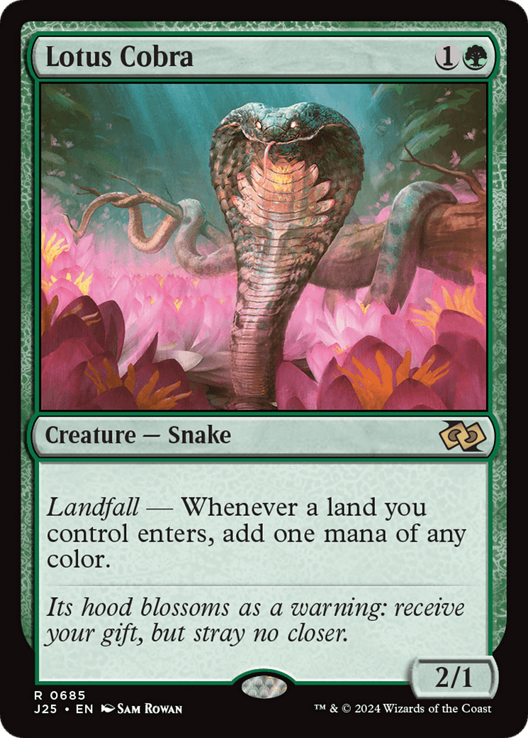 Lotus Cobra [Foundations Jumpstart] MTG Single Magic: The Gathering  | Multizone: Comics And Games