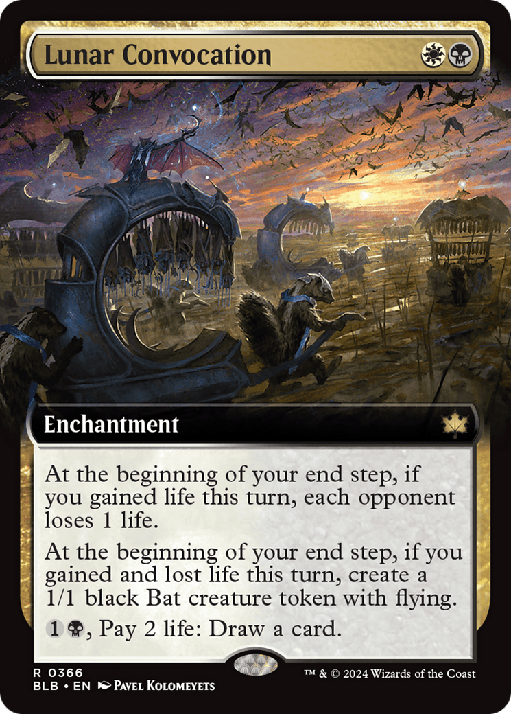 Lunar Convocation (Extended Art) [Bloomburrow] MTG Single Magic: The Gathering  | Multizone: Comics And Games