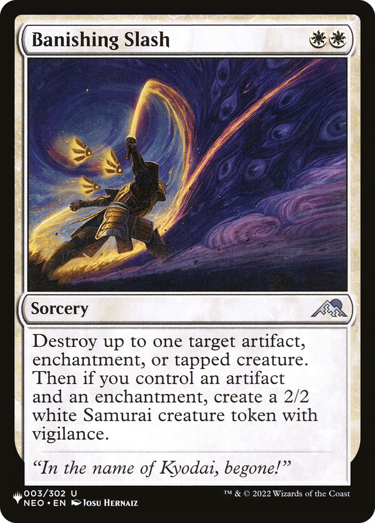 Banishing Slash [The List] MTG Single Magic: The Gathering  | Multizone: Comics And Games