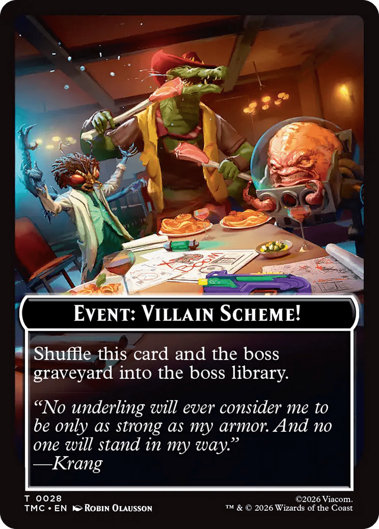 Event: Villain Scheme! [Teenage Mutant Ninja Turtles Commander Tokens] MTG Single Magic: The Gathering  | Multizone: Comics And Games