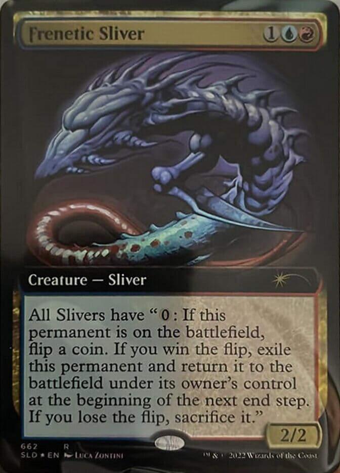 Frenetic Sliver (Extended Art) [Secret Lair Drop Promos] MTG Single Magic: The Gathering  | Multizone: Comics And Games
