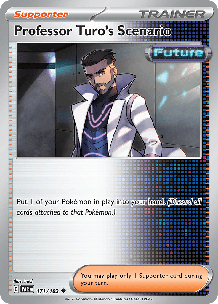 Professor Turo's Scenario (171/182) [Scarlet & Violet: Paradox Rift] Pokemon Single Pokémon  | Multizone: Comics And Games
