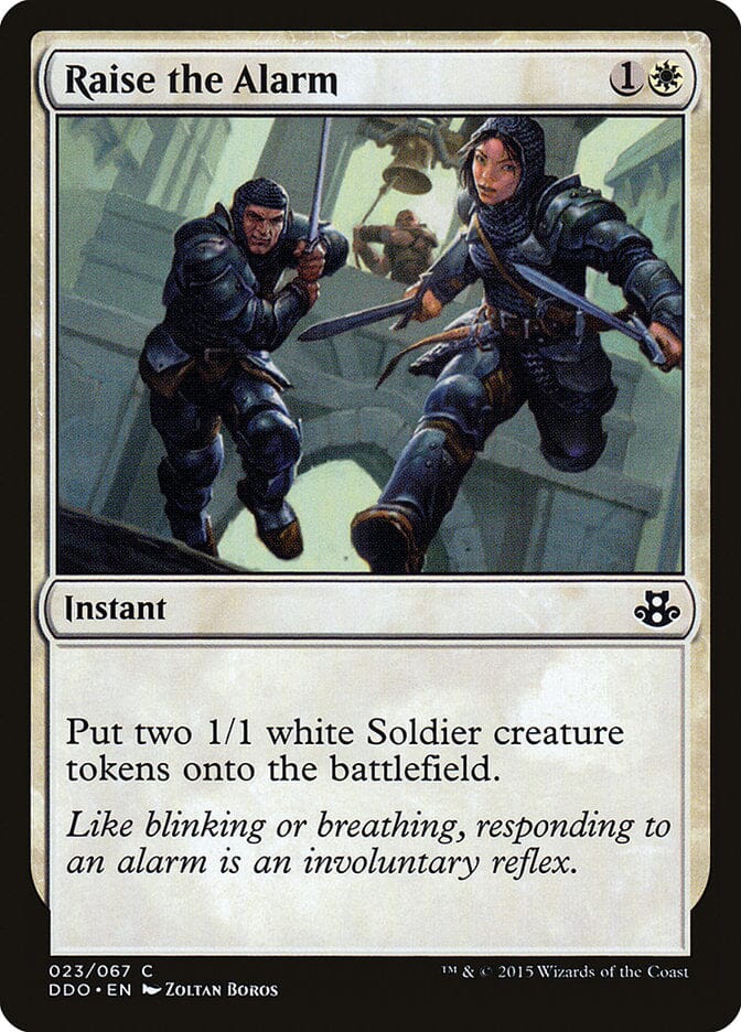 Raise the Alarm [Duel Decks: Elspeth vs. Kiora] MTG Single Magic: The Gathering  | Multizone: Comics And Games