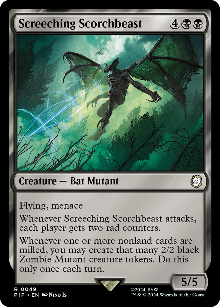 Screeching Scorchbeast [Fallout] MTG Single Magic: The Gathering  | Multizone: Comics And Games