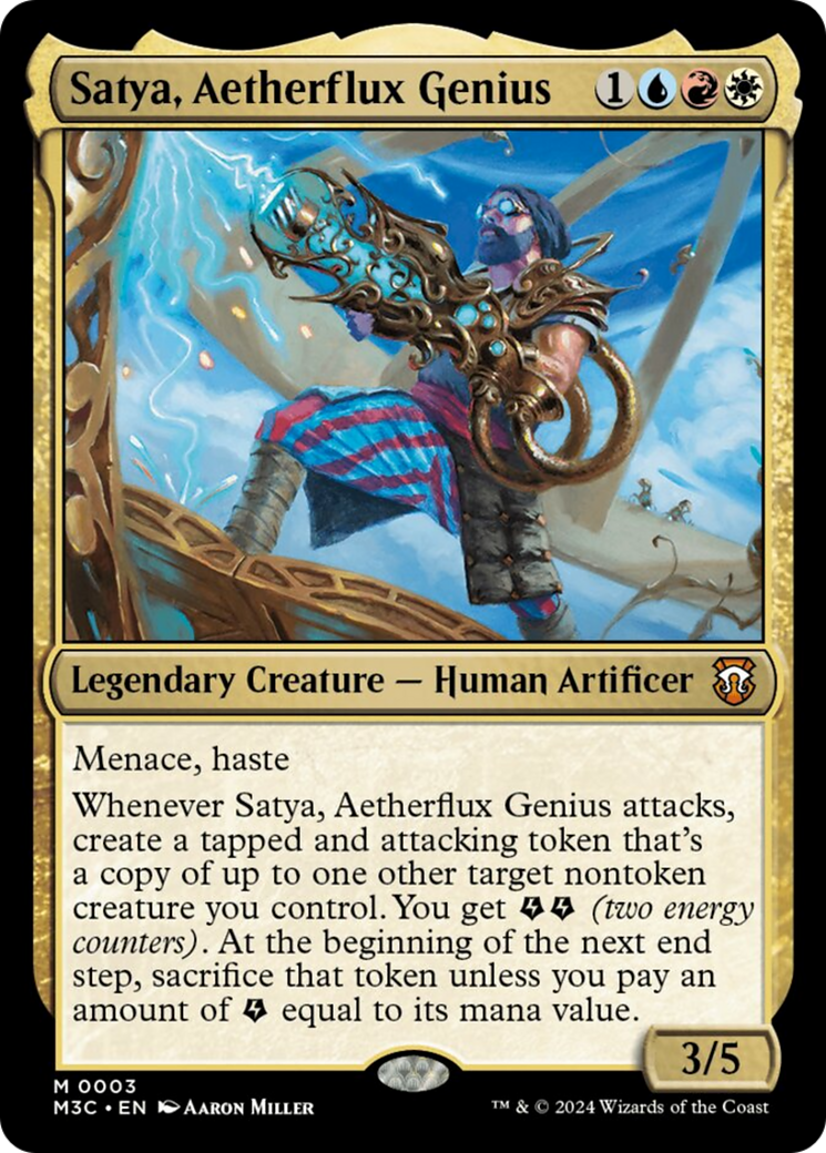 Satya, Aetherflux Genius [Modern Horizons 3 Commander] | Multizone: Comics And Games