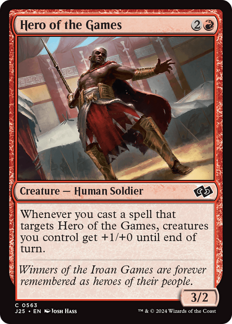 Hero of the Games [Foundations Jumpstart] MTG Single Magic: The Gathering  | Multizone: Comics And Games