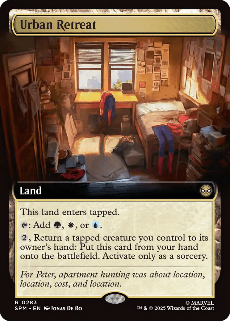 Urban Retreat (Extended Art) [Marvel's Spider-Man] MTG Single Magic: The Gathering  | Multizone: Comics And Games