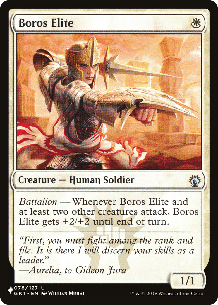 Boros Elite [The List] MTG Single Magic: The Gathering  | Multizone: Comics And Games
