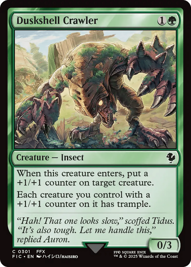 Duskshell Crawler [FINAL FANTASY Commander] MTG Single Magic: The Gathering  | Multizone: Comics And Games