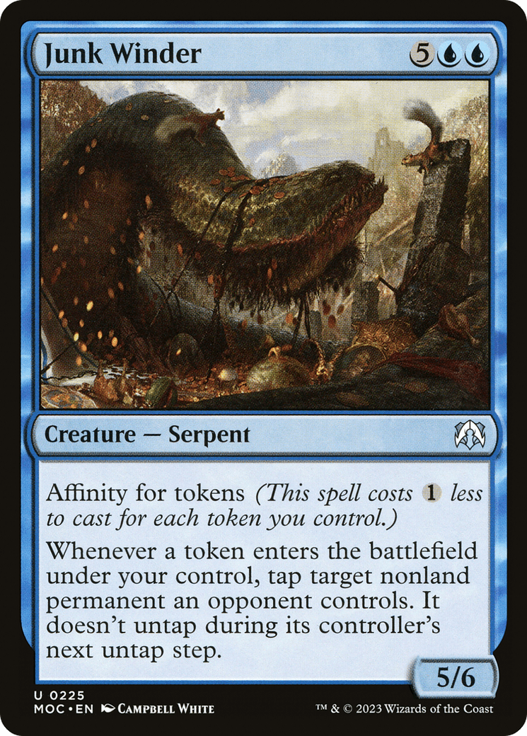 Junk Winder [March of the Machine Commander] MTG Single Magic: The Gathering  | Multizone: Comics And Games