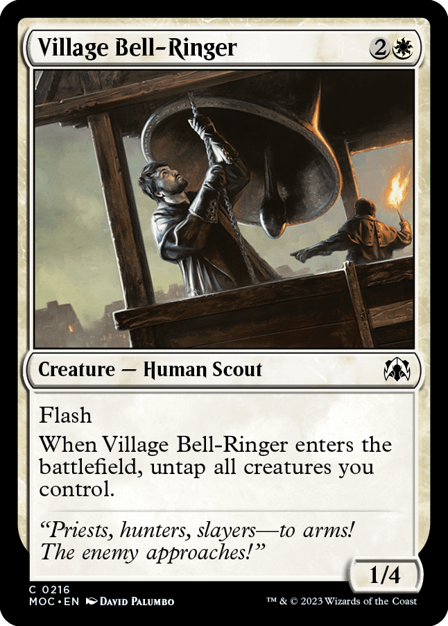 Village Bell-Ringer [March of the Machine Commander] MTG Single Magic: The Gathering  | Multizone: Comics And Games
