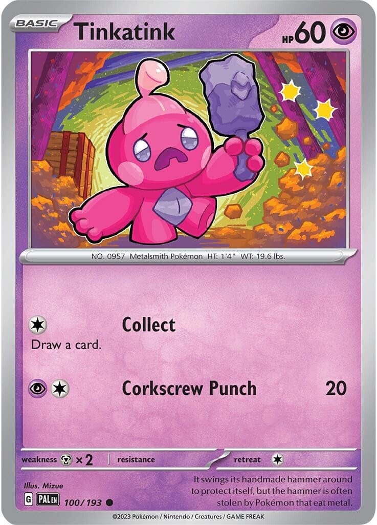 Tinkatink (100/193) [Scarlet & Violet: Paldea Evolved] Pokemon Single Pokémon  | Multizone: Comics And Games