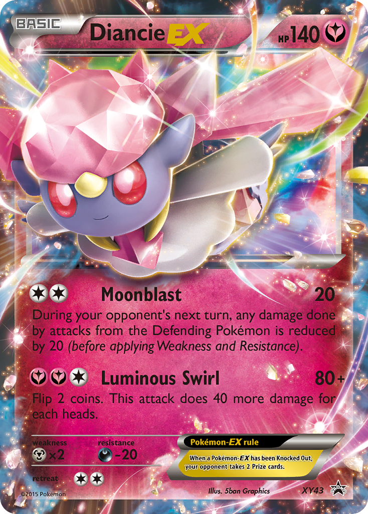 Diancie EX (XY43) [XY: Black Star Promos] Pokemon Single Pokémon  | Multizone: Comics And Games