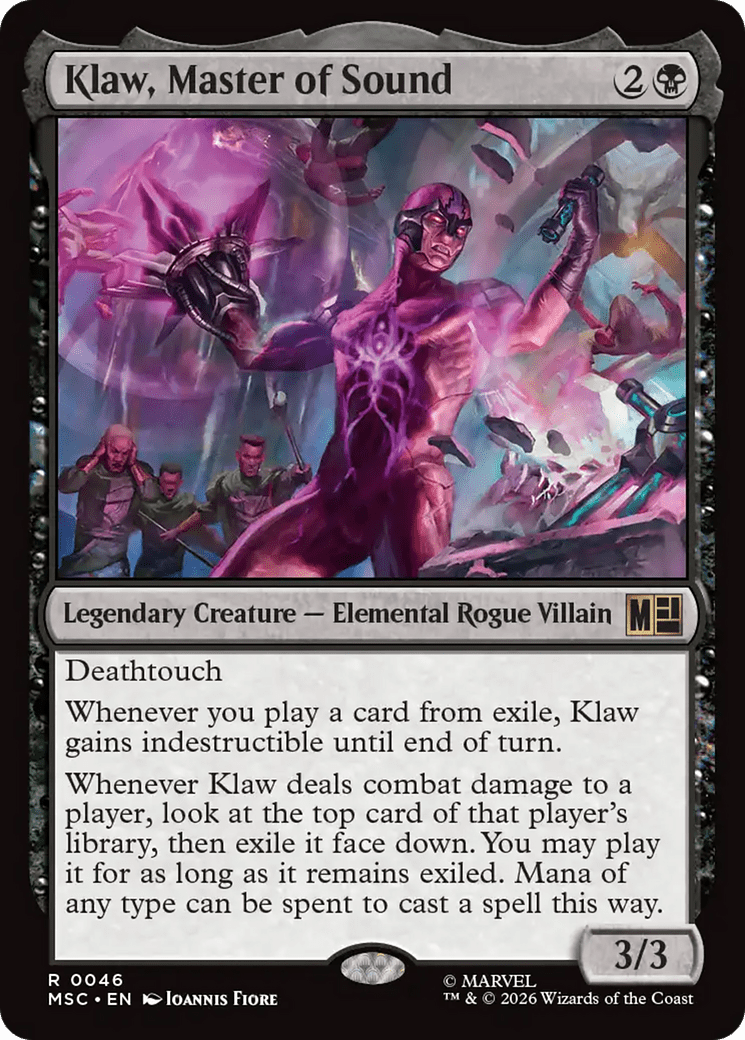 Klaw, Master of Sound [Marvel Super Heroes Commander] | Multizone: Comics And Games