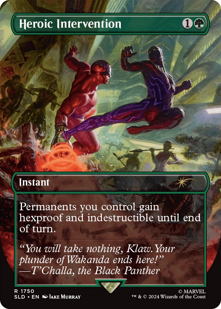 Heroic Intervention (Rainbow Foil) [Secret Lair Drop Series] MTG Single Magic: The Gathering  | Multizone: Comics And Games
