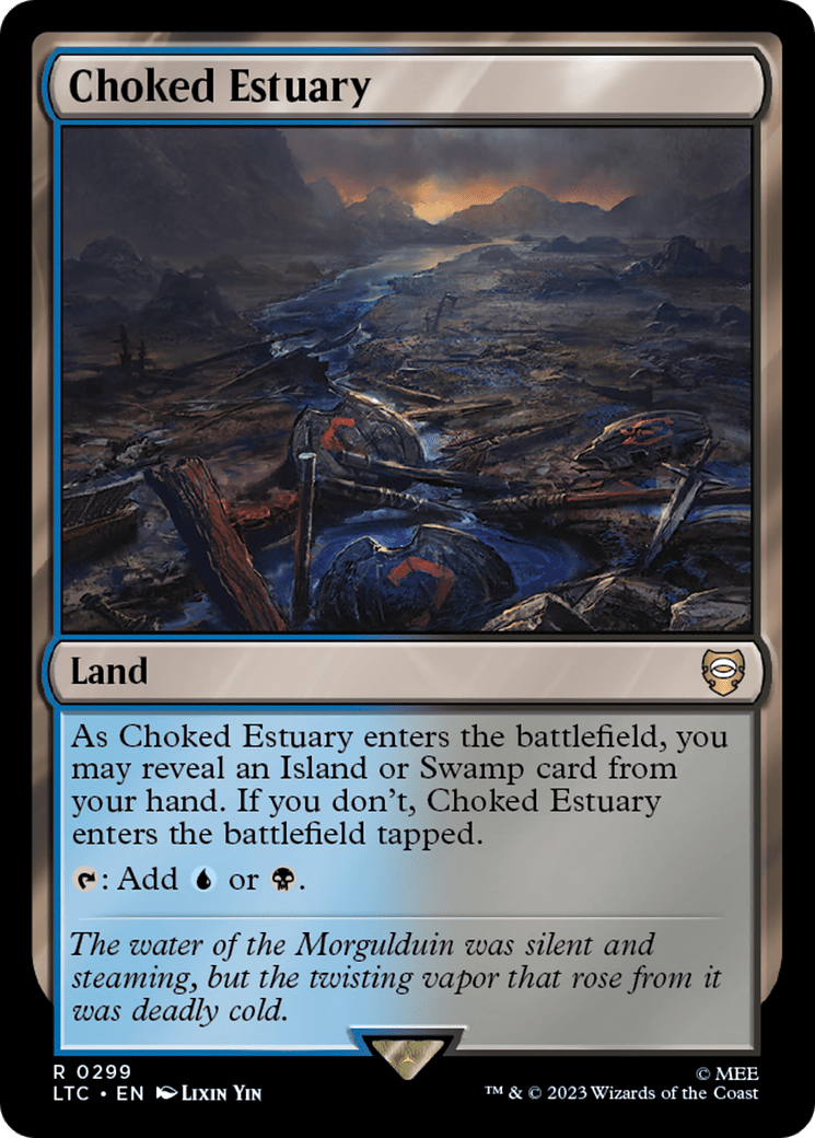 Choked Estuary [The Lord of the Rings: Tales of Middle-Earth Commander] MTG Single Magic: The Gathering  | Multizone: Comics And Games