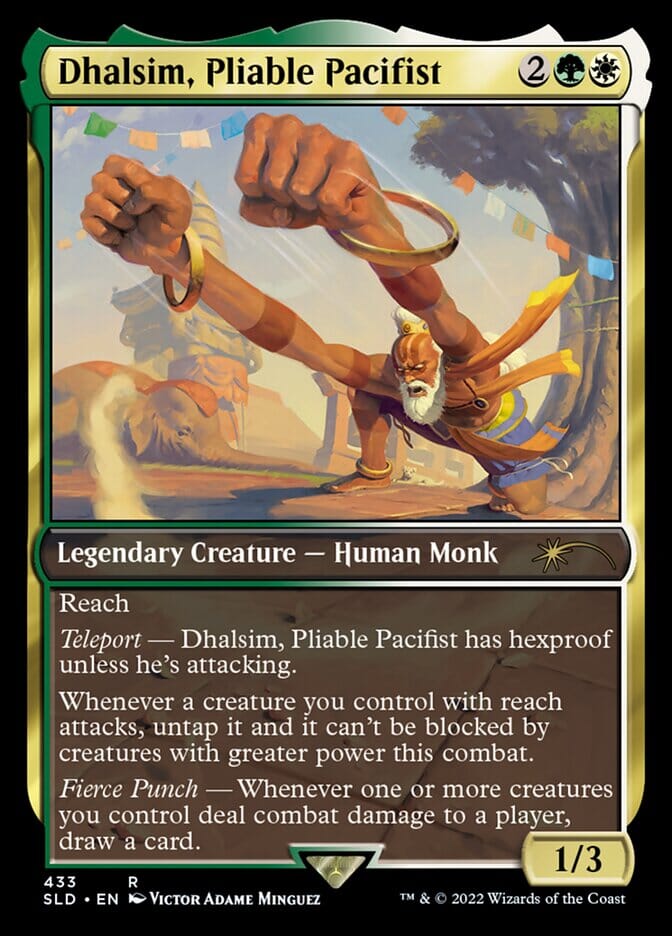 Dhalsim, Pliable Pacifist [Secret Lair Drop Series] MTG Single Magic: The Gathering  | Multizone: Comics And Games
