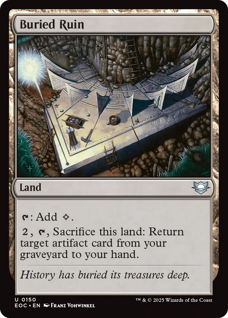 Buried Ruin [Edge of Eternities Commander] MTG Single Magic: The Gathering  | Multizone: Comics And Games