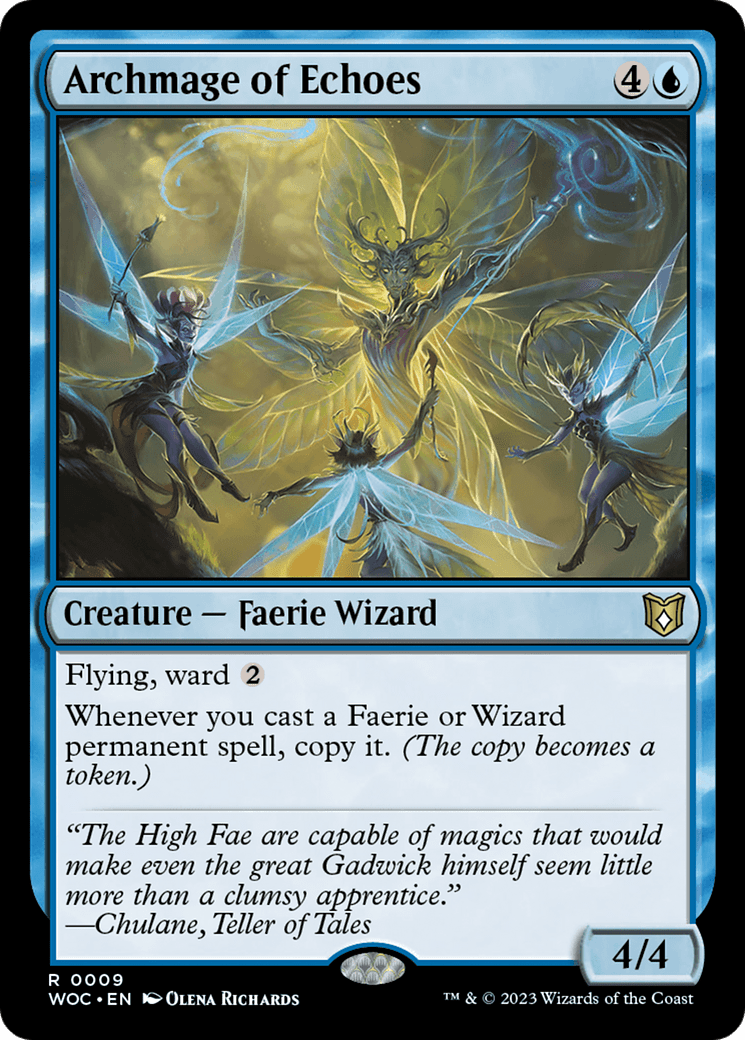Archmage of Echoes [Wilds of Eldraine Commander] MTG Single Magic: The Gathering  | Multizone: Comics And Games