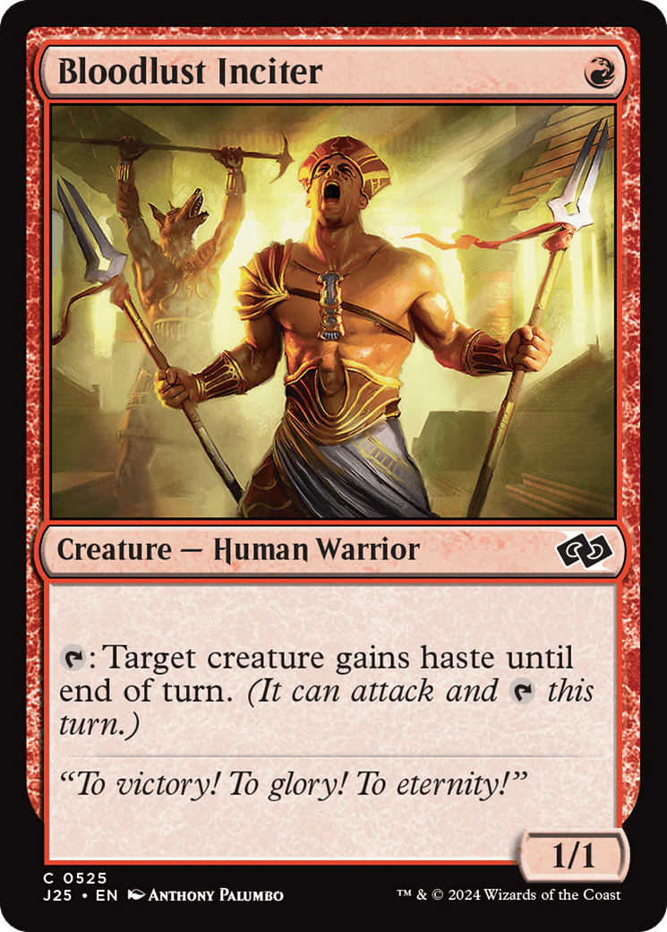 Bloodlust Inciter [Foundations Jumpstart] MTG Single Magic: The Gathering  | Multizone: Comics And Games
