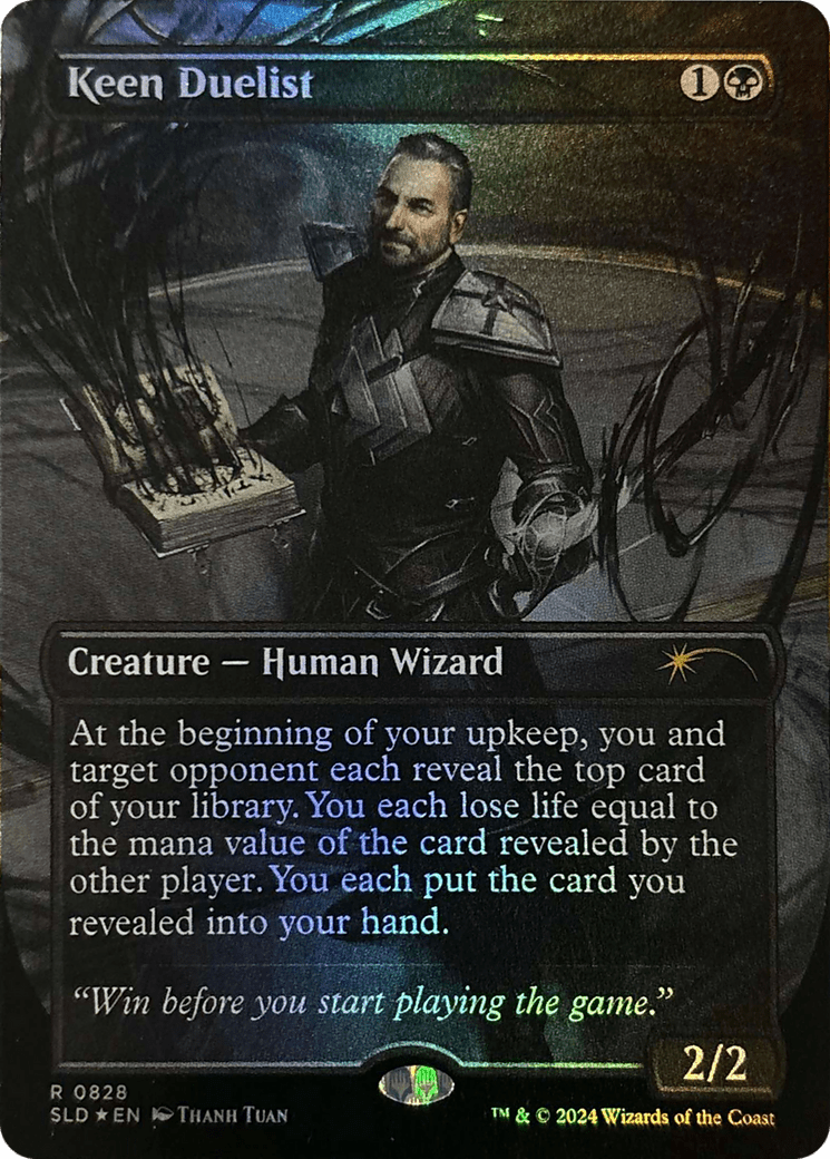 Keen Duelist (Rainbow Foil) [Secret Lair Drop Series] MTG Single Magic: The Gathering  | Multizone: Comics And Games