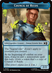 Council of Reeds (024) // Construct (030) Double-Sided Token (Surge Foil) [Marvel Super Heroes Commander Tokens] MTG Single Magic: The Gathering  | Multizone: Comics And Games