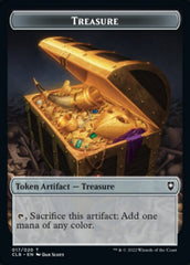Kor Warrior // Treasure Double-Sided Token [Commander Legends: Battle for Baldur's Gate Tokens] MTG Single Magic: The Gathering  | Multizone: Comics And Games