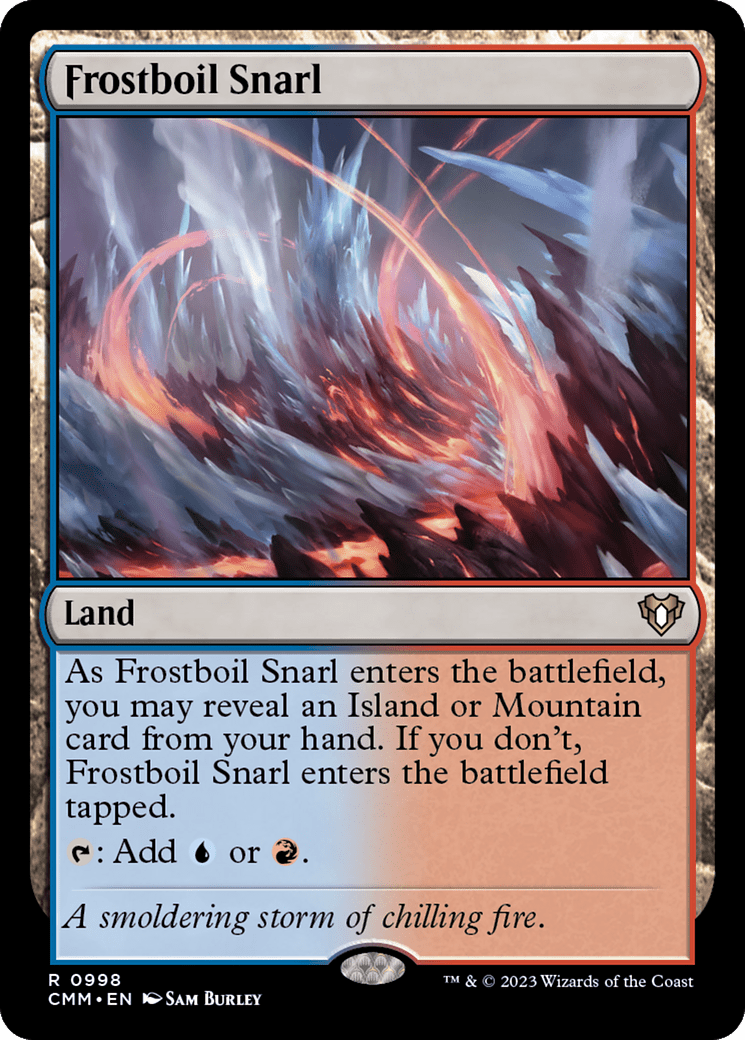 Frostboil Snarl [Commander Masters] MTG Single Magic: The Gathering  | Multizone: Comics And Games