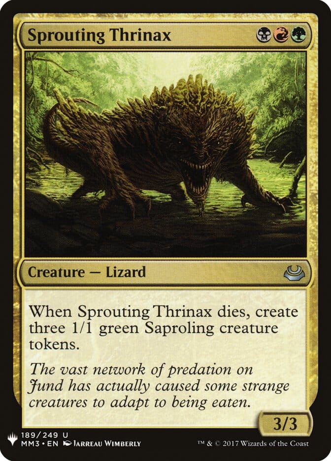Sprouting Thrinax [Mystery Booster] MTG Single Magic: The Gathering  | Multizone: Comics And Games