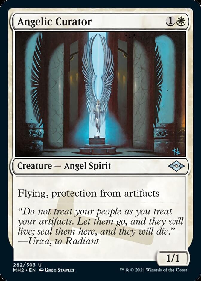 Angelic Curator [Modern Horizons 2] MTG Single Magic: The Gathering  | Multizone: Comics And Games