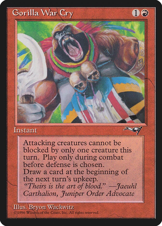 Gorilla War Cry (Sickle Blade) [Alliances] MTG Single Magic: The Gathering  | Multizone: Comics And Games