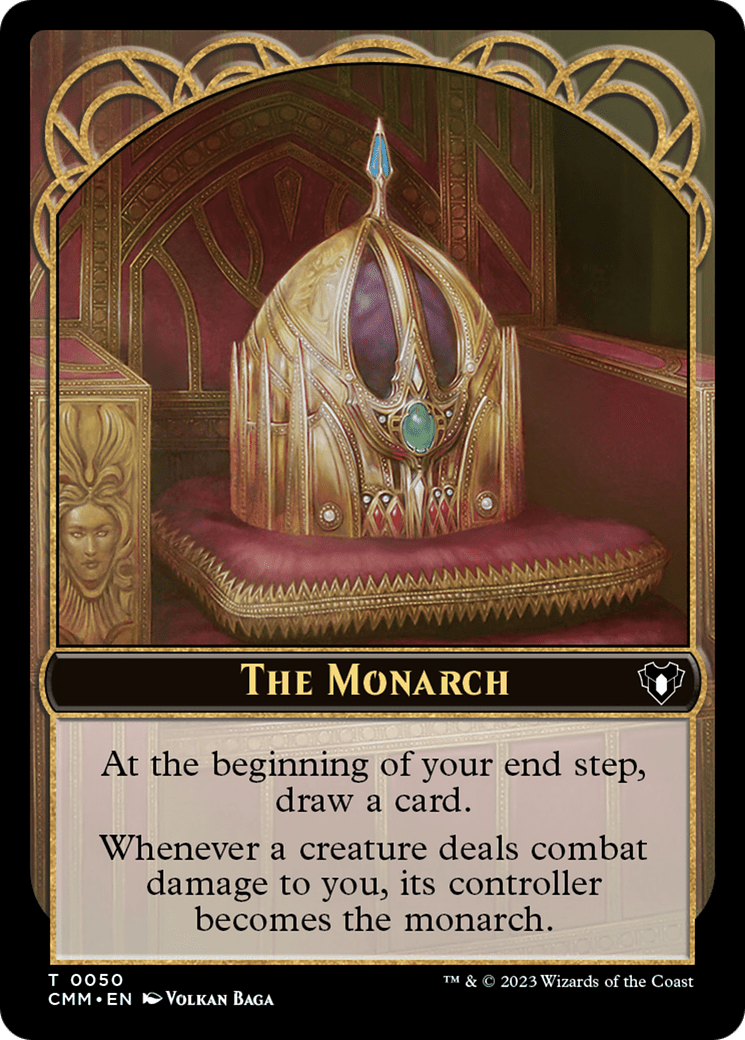 Copy (54) // The Monarch Double-Sided Token [Commander Masters Tokens] MTG Single Magic: The Gathering  | Multizone: Comics And Games