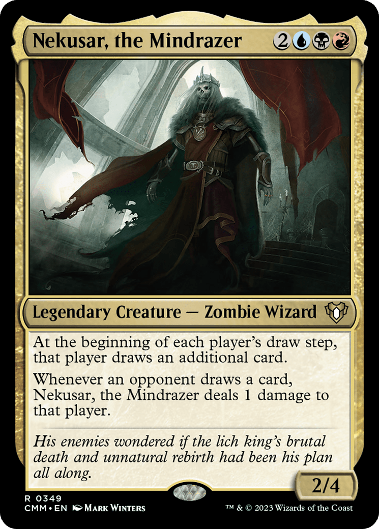 Nekusar, the Mindrazer [Commander Masters] MTG Single Magic: The Gathering  | Multizone: Comics And Games