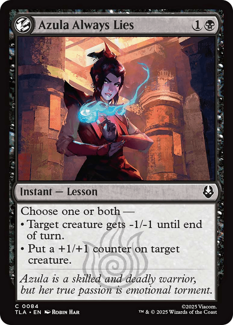 Azula Always Lies [Avatar: The Last Airbender] MTG Single Magic: The Gathering  | Multizone: Comics And Games